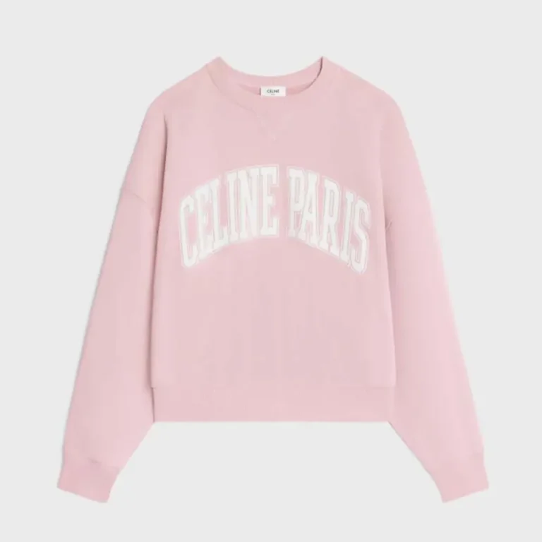Oversized Celine Sweatshirt in Cotton Fleece 2Y64G510Z