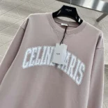 Oversized Celine Sweatshirt in Cotton Fleece 2Y64G510Z