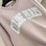 Oversized Celine Sweatshirt in Cotton Fleece 2Y64G510Z