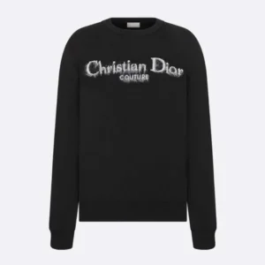 Christian Dior Couture Sweater Black Wool Blend
