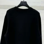 Christian Dior Couture Sweater Black Wool Blend