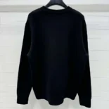 Christian Dior Couture Sweater Black Wool Blend