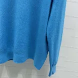 Dior Women Christian Dior Couture Sweater Blue Wool Blend