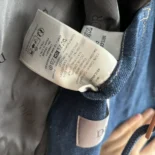 Christian Dior Tag Hooded Jacket Blue Cotton Denim