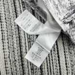 Jacket White Cotton Denim with Blue Toile de Jouy Scotland Motif