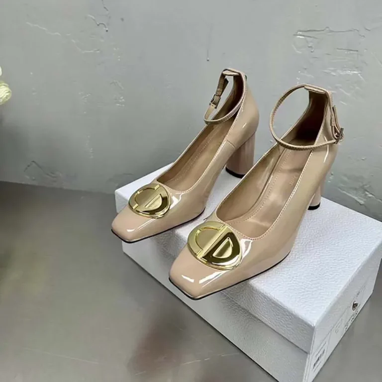 Dior Women CD Forever Dior Pump Nude Patent Calfskin