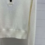 Dior Women DiorAlps Sweater White Wool and Cashmere Knit
