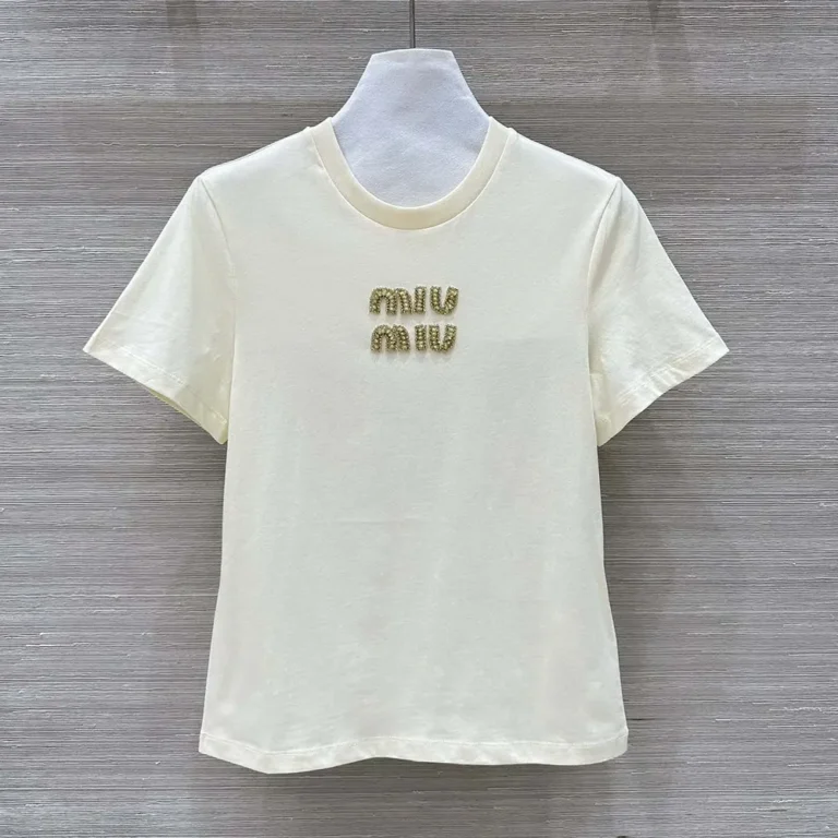 Miu Miu Women Jersey T-shirt MJN4991585F0018S232