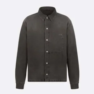 Overshirt Black Cotton Twill 413D488B351X_C830