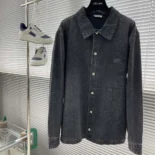 Overshirt Black Cotton Twill 413D488B351X_C830