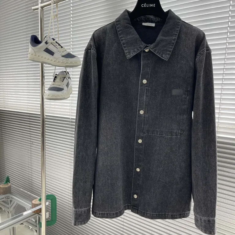 Overshirt Black Cotton Twill 413D488B351X_C830
