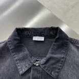 Overshirt Black Cotton Twill 413D488B351X_C830