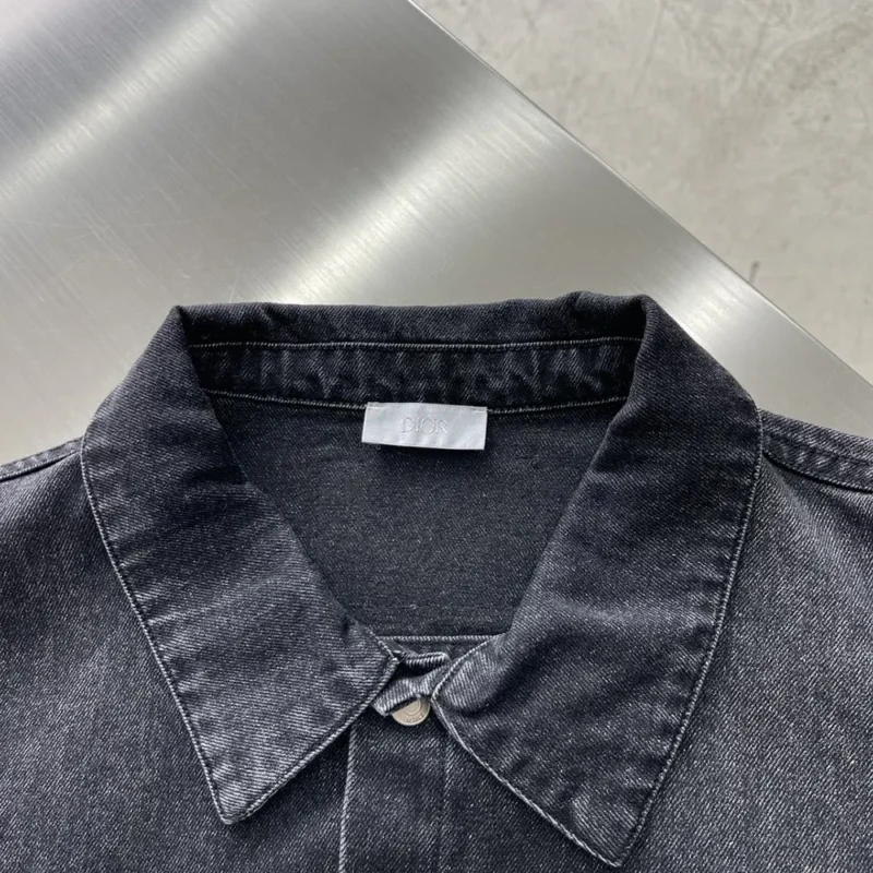 Overshirt Black Cotton Twill 413D488B351X_C830