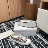 Dior Women Walk'n'Dior Platform Sneaker Embroidered Cotton-Pink
