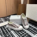 Dior Women Walk'n'Dior Platform Sneaker Embroidered Cotton-Pink