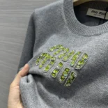 Miu Miu Women Cashmere Sweater MML72514IYF0TMCS231