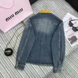 Miu Miu Women Denim Blouson Jacket GWB2351567