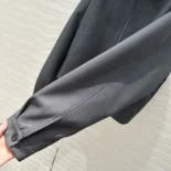 Miu Miu Women Gabardine Blouson Jacket with Poplin Collar
