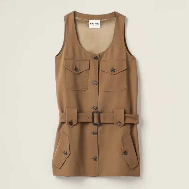 Miu Miu Women Gabardine Mini-dress MF5234108NF0594SOOO