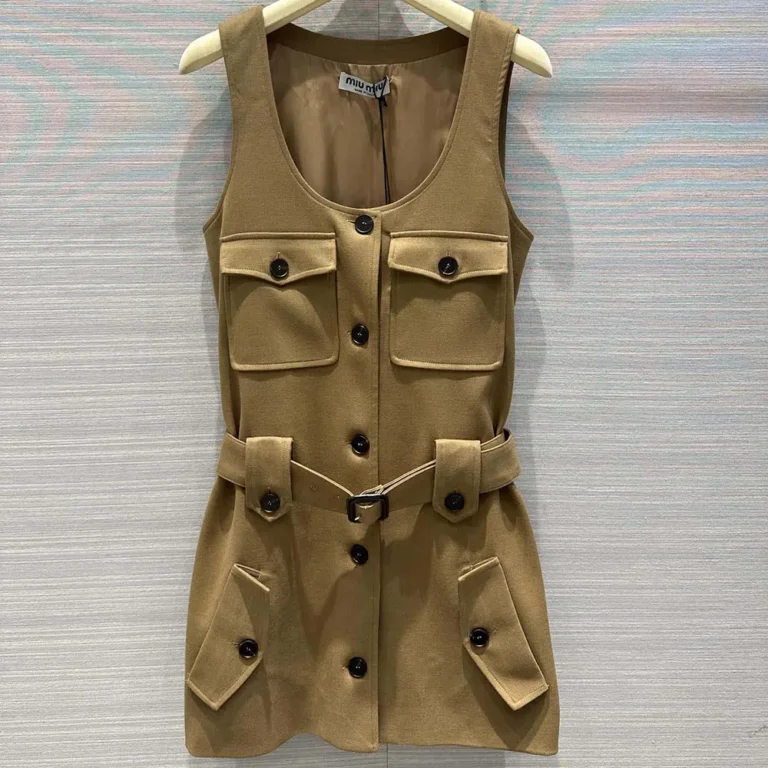 Miu Miu Women Gabardine Mini-dress MF5234108NF0594SOOO