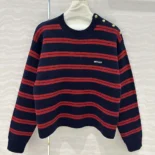 Miu Miu Women Shetland Wool Crew-neck Sweater MML968