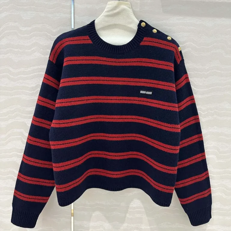 Miu Miu Women Shetland Wool Crew-neck Sweater MML968