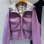 Miu Miu Women Tec Canvas Blouson ML11451V94F0014SOOO