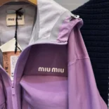 Miu Miu Women Tec Canvas Blouson ML11451V94F0014SOOO