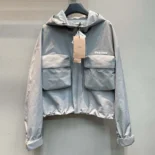 Miu Miu Women Tec Canvas Blouson ML11451V94F0276SOOO
