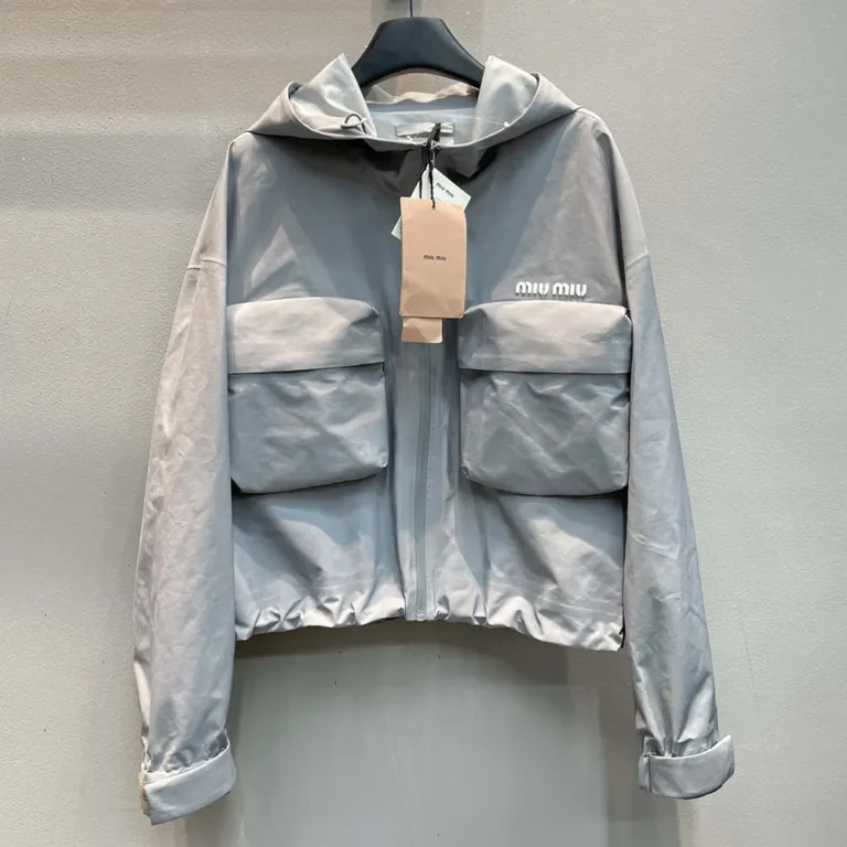 Miu Miu Women Tec Canvas Blouson ML11451V94F0276SOOO