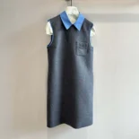 Miu Miu Women Velour Mini-dress MF5637125QF0031SOOO