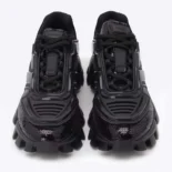Prada Unisex Cloudbust Thunder Sequin Lug-Sole Sneakers-Black