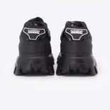 Prada Unisex Cloudbust Thunder Sequin Lug-Sole Sneakers-Black