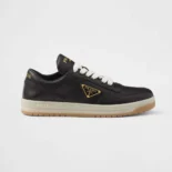 Prada Unisex Downtown Nappa Leather Sneakers-Black 1E792M