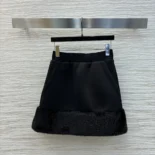 Prada Women Sweatskirt-Black 13110616BDF0002SOOO
