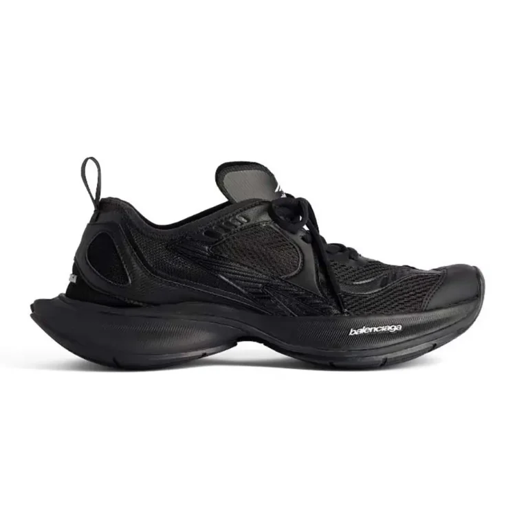 Balenciaga Unisex Circuit Sneaker in Black Polyester 688752W3RC16090