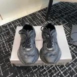 Balenciaga Unisex Circuit Sneaker in Black Polyester 688752W3RC16090