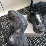 Balenciaga Unisex Circuit Sneaker in Black Polyester 688752W3RC16090