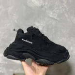 Balenciaga Unisex Triple S Sneaker in Black 524039W2BN11000