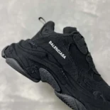 Balenciaga Unisex Triple S Sneaker in Black 524039W2BN11000