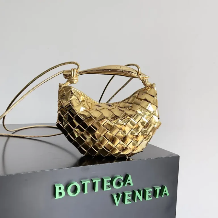 Bottega Veneta Women Baby Sardine-Gold 804904V4P138922