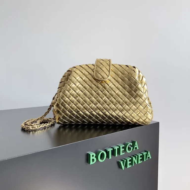Bottega Veneta Women Small Lauren 1980-Gold 805018V4P418922