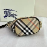 Burberry Women Check Drawstring Pouch-Sandy​ 80939161