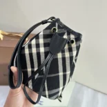 Burberry Women Check Drawstring Pouch​ 80939161