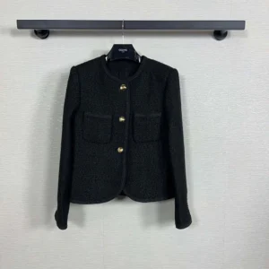 Celine Women Chasseur Jacket in Bboucle Tweed 2V00C764L