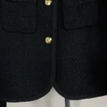 Celine Women Chasseur Jacket in Bboucle Tweed 2V00C764L