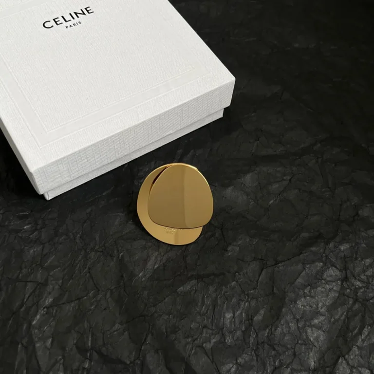 Celine Women Petale Ring in Brass with Gold Finish