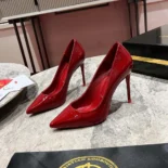 Christian Louboutin Women So Kate 120 mm Pumps Vog Patent Leather-Red