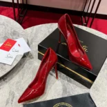 Christian Louboutin Women So Kate 120 mm Pumps Vog Patent Leather-Red