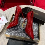 Christian Louboutin Women So Kate 120 mm Pumps Vog Patent Leather-Red